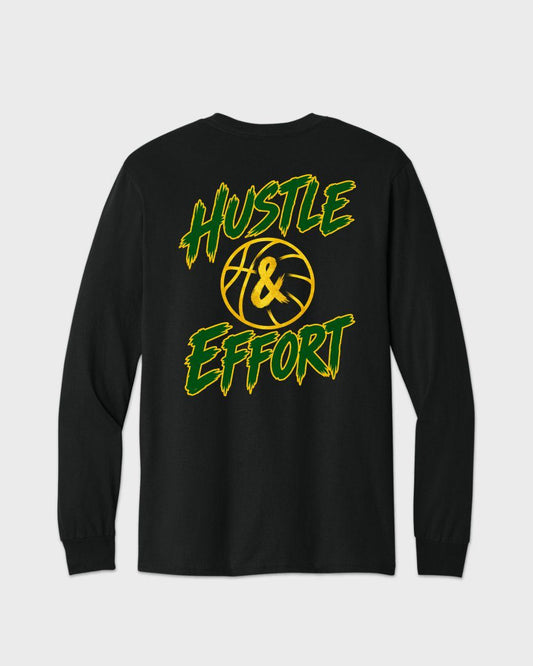 LM Basketball Hustle & Effort Long Sleeve Tee