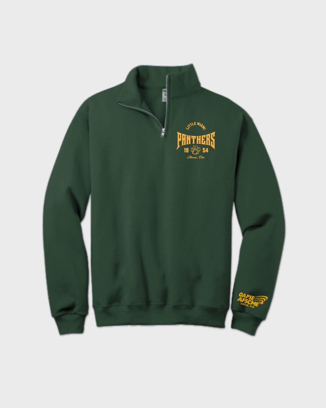 OAPSE AFSCME 1/4 Zip Sweatshirt