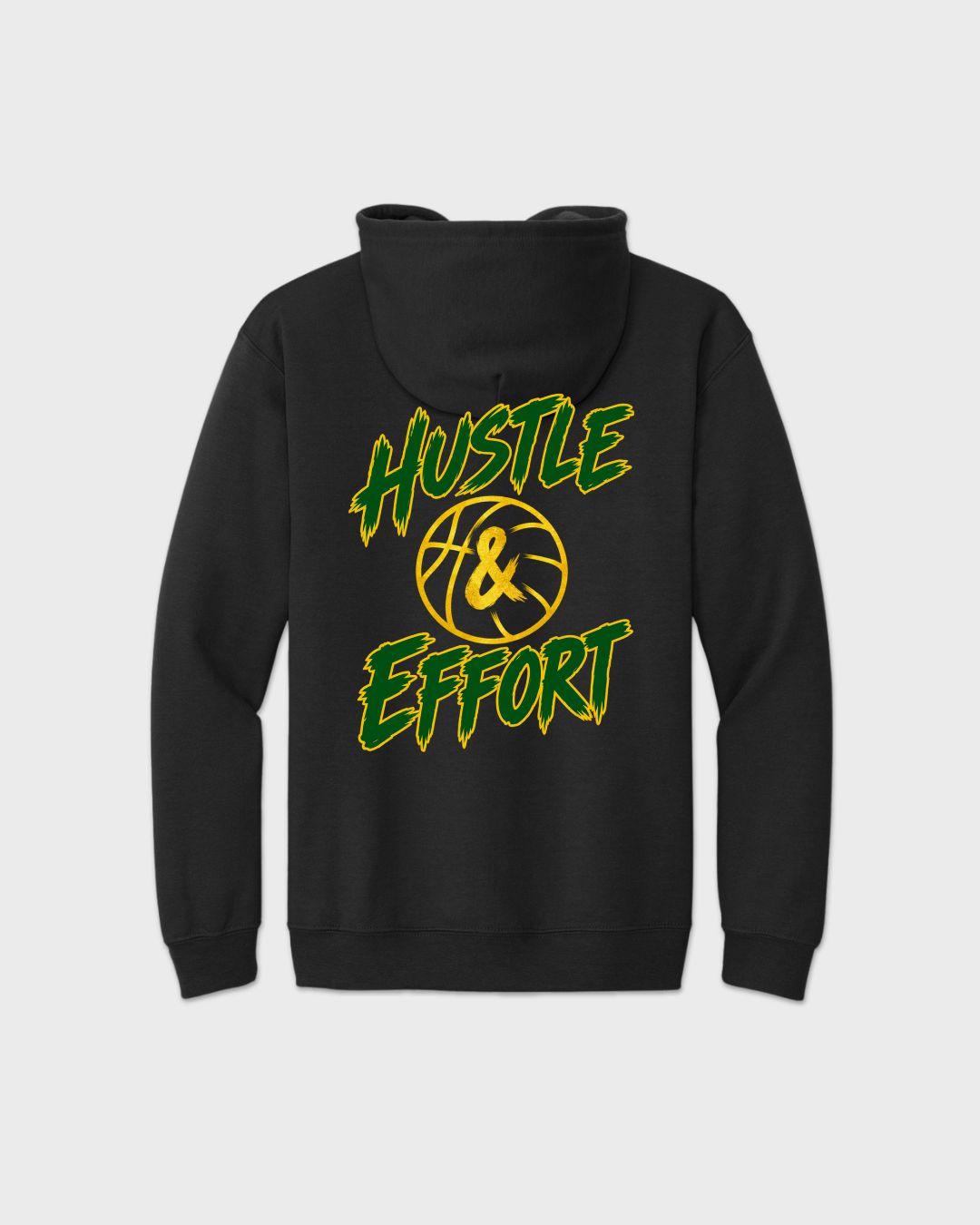 LM Basketball Hustle & Effort Full-Zip Hooded Sweatshirt