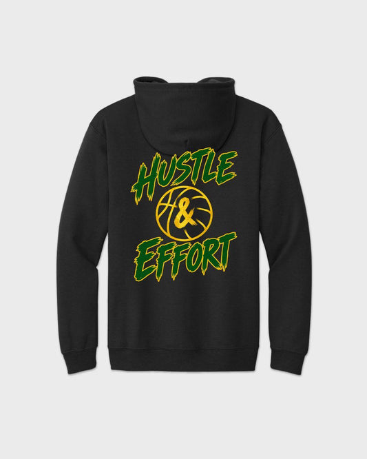 LM Basketball Hustle & Effort Full-Zip Hooded Sweatshirt