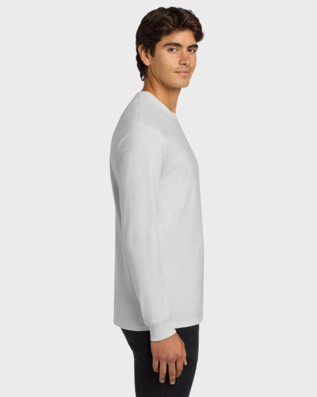 LIFEMANIA LM SERIES S/S TEE（WHITE）　L LM Men's Soccer Senior Long Sleeve Tee – Spirited By Design