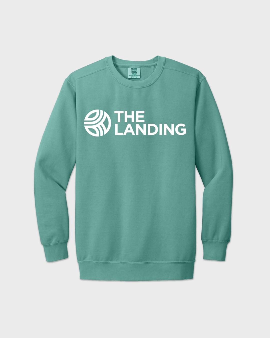 Rivers Crossing The Landing Crewneck